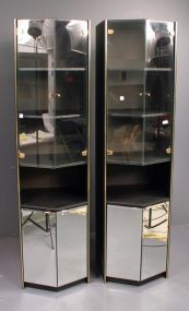 Pair of Contemporary Display Cabinets