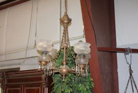 Gas Chandelier Original to Hardy Home