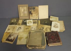 Group of Old Pictures, Album and School Book