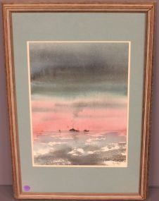 Florida Watercolor Signed R. Rayborn