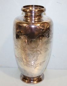 Korean Silverplate Vase
