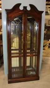 Contemporary Display Cabinet with Two Beveled
