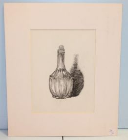 Pastel Drawing of Bottle