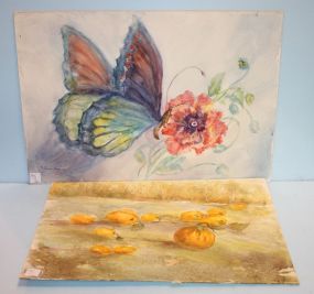 Two Watercolors by Esmer Thomas