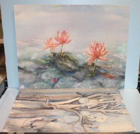 Two Watercolors signed by Esmer Thomas