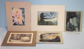 Group of Five Paintings