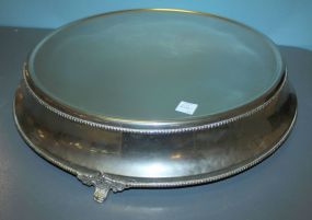 Plated Silvertone Cakestand