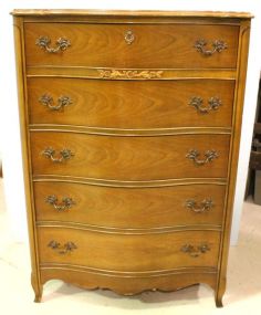 Basset Five Drawer Highboy