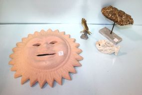 Plaster Sun, Marble Fish & Eagle