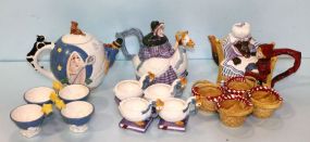 Three Children's Teapot Sets