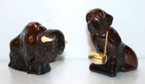 Two Avon Bottles of Dog and Buffalo