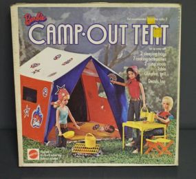  1972 Barbie Camp Out Tent Description: 1972 Barbie Camp Out Tent