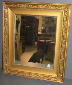  Mid 20th Century Carved Frame Description: Mid 20th century carved frame, now painted gold. 25" w., 29" h