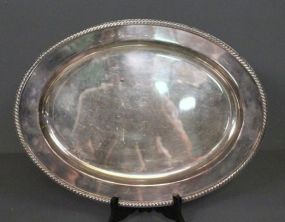  W.M. Rogers Silverplate Tray Description: W.M. Rogers Silverplate Tray; 18" w., 13" d.