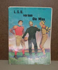 1959 LSU vs Ole Miss Football Program 1959 LSU vs Ole Miss Football Program