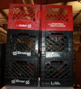  Six Plastic Crates Six Plastic Crates