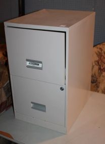  Metal Filing Cabinet Metal Filing Cabinet; 25" h., 15" w.