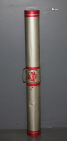 Jr. Ace Red Stripe "carry-case" Fishing Pole Container Pole not included.