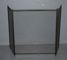  Metal Fire Screen 30"h., 52"w