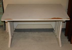  Wooden Computer Desk/Drafting Table 31"h., 48"w., 28 1/2"d