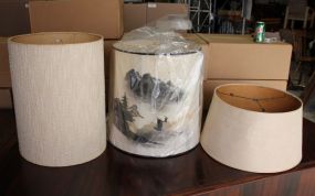  Three Vintage Lamp Shades