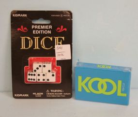  Premium Dice Set and It's You Kool Deck of Cards Premium Dice Set and It's You Kool Deck of Cards, hoyle, Double Deck Bridge Set