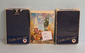  Group of Playing Cards Group of Playing Cards; Delta Air Lines