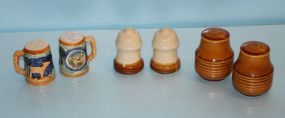  Three Sets of Salt Shakers