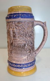  West Germany Ceramic Stein 9 1/2" h.