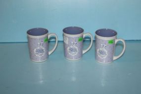  Three Precious Moments Porcelain Collectors Mugs
