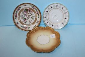  "Indian Trail" China Saucer, Bernarduad Porcelain Saucer, Limoge Porcelain Saucer