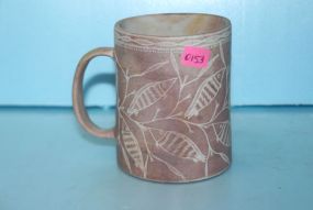  Ceramic Mug with Fish Motif