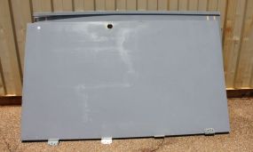  Two Large Grey Doors Two Large Grey Doors; 84" h., 48" w.