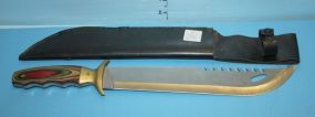  Stainless Steel Bowie Knife Stainless Steel Bowie Knife, made in china, 11" blade.