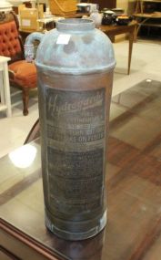  Antique Hydrogarde Fire Extinguisher missing sprayer
