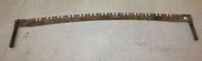 Antique Crosscut Saw 65"long