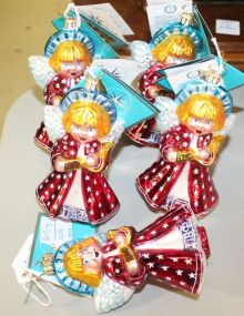  Radko Ornaments Five Christopher Radko Pi Beta Phi Ornaments