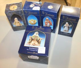  Fontanini Nativity Scene Five Fontanini Nativity Scene Figures; 5" h.