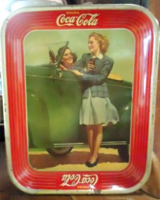  Vintage Coca Cola Tray Vintage coca cola tray - 13 1/4 x 10 1/2