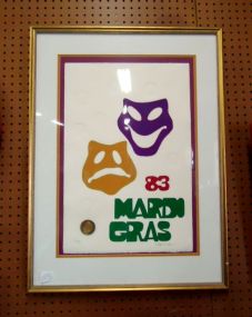  83 Mardi Gras Print 83 Mardi Gras Print 34" x 23"