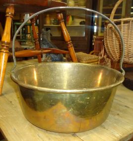  Antique Brass Kettle Antique Brass Kettle 13 1/2" h.