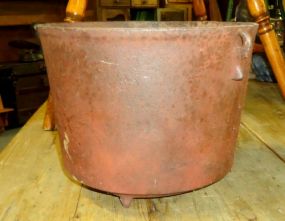  Antique Three Legged Cast Iron Pot Antique three legged cast iron pot 8" h.