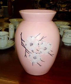  Vintage McCoy Vase Jardiniere Vintage McCoy Vase Jardiniere, Dogwood Pattern, Pink