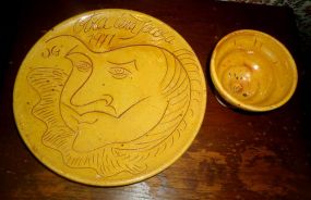  Pottery Plate & Bowl Pottery Plate & Bowl