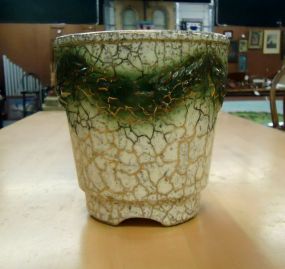  McCoy Grecian Line Footed Planter 24K Gold McCoy Grecian Line Footed Planter 24K gold 5 1/2"h.