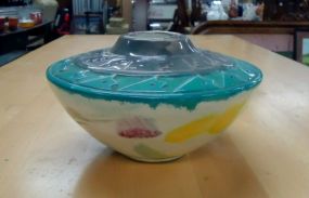  Small Multicolor Pottery Small Multicolor Pottery 4" h.