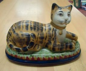  Yellow Striped Cat Yellow Striped Cat 9 1/2"l. x 6"h.