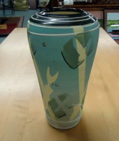  Signed Pottery Vase Signed pottery vase 9 1/2"h