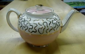  Staffordshire England Teapot Pink Staffordshire England teapot 5"h.