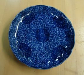 Blue Imari Plate Blue Imari plate 8 1/2"